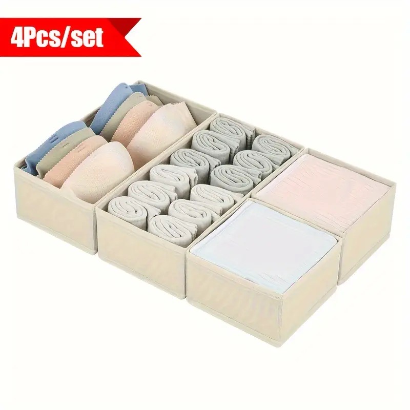 Baby Clothes Organiser - Set di 4 Organizzatori Pieghevoli per