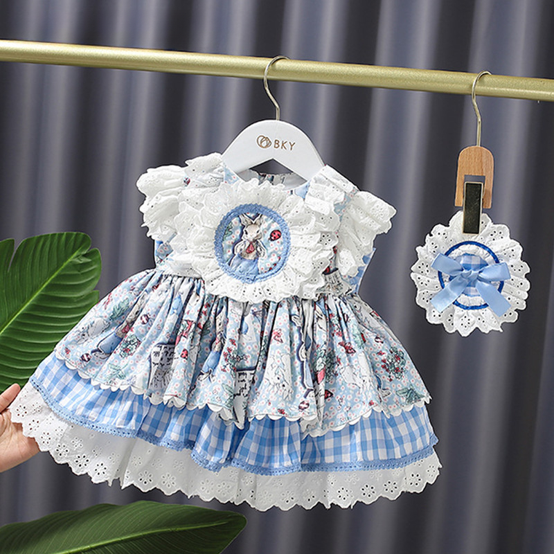 Baby Clothing Easter - Abito estivo in pizzo pasquale per