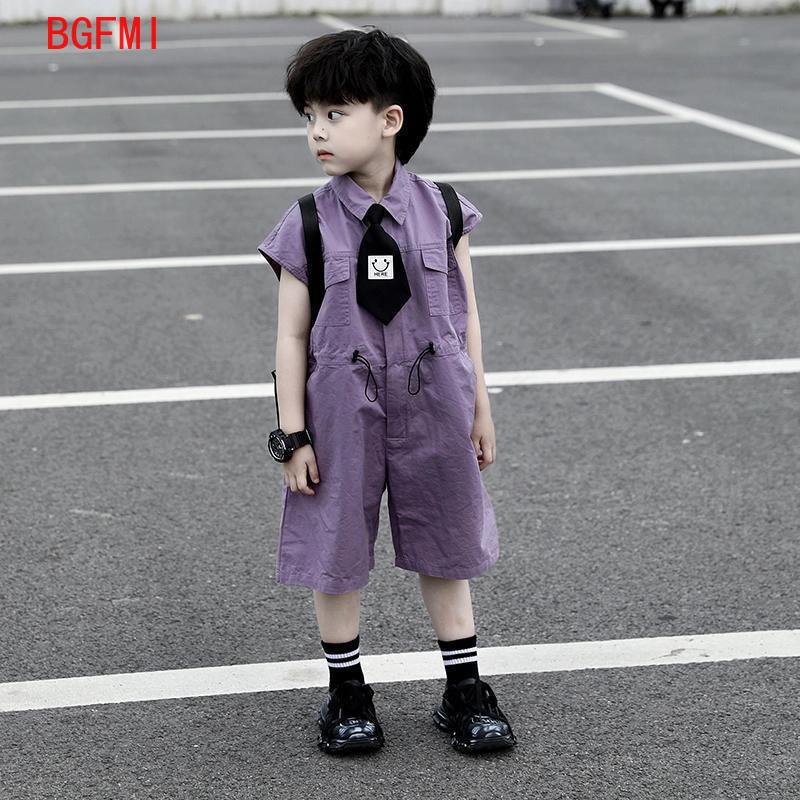 Baby Clothing Boy - Pantaloncini estivi per bambini Salopette Capri