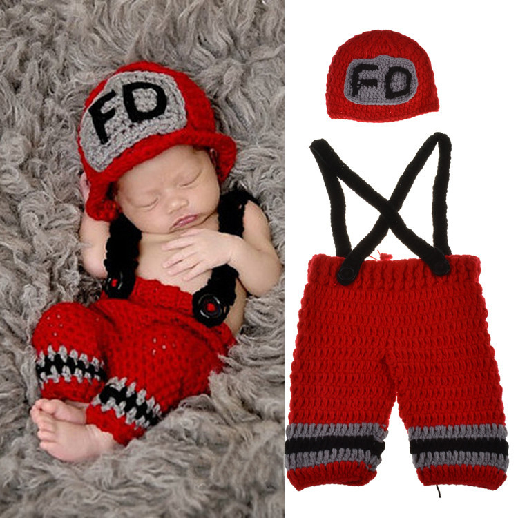 Baby Clothing Boy - Costume da Pompiere per Neonati Maschi