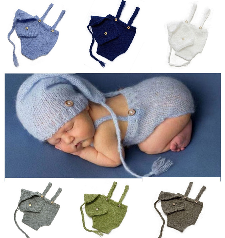 Baby Clothing Winter - 2 pz/set Crochet Neonato Vestito Neonato
