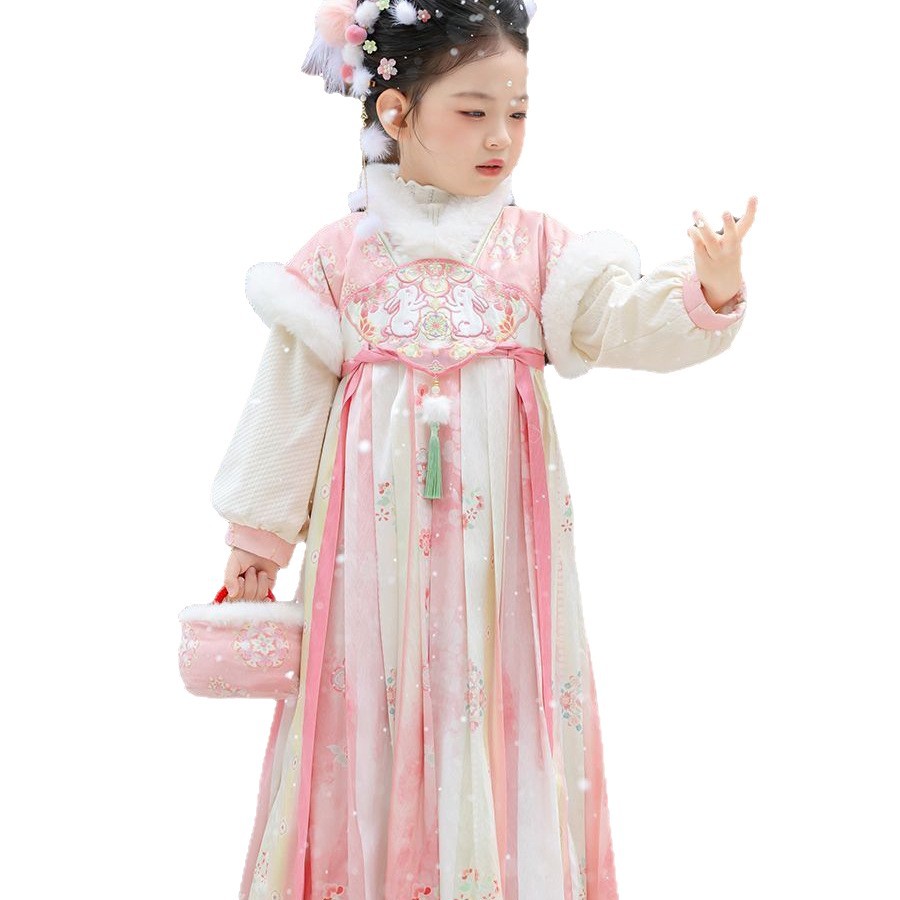 2025 Ragazze Fata Hanfu Bambin - Baby Clothing Winter recensione e prezzo